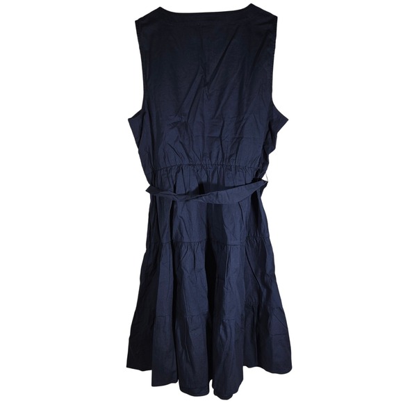 J. Crew Factory Faux-wrap sleeveless mini dress‎ 12 NWT - Picture 2 of 11